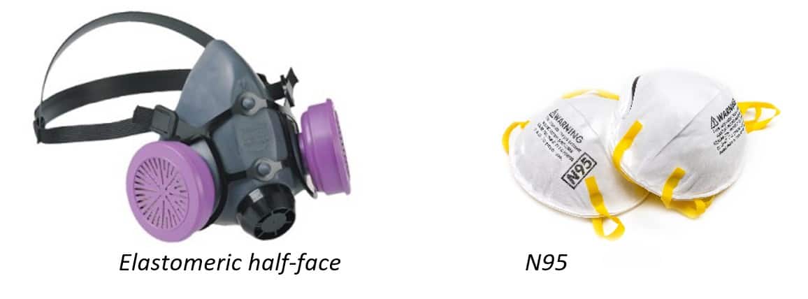 Two types of respirators