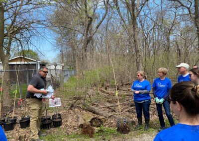 Westerville Arborist Adam giving instructions