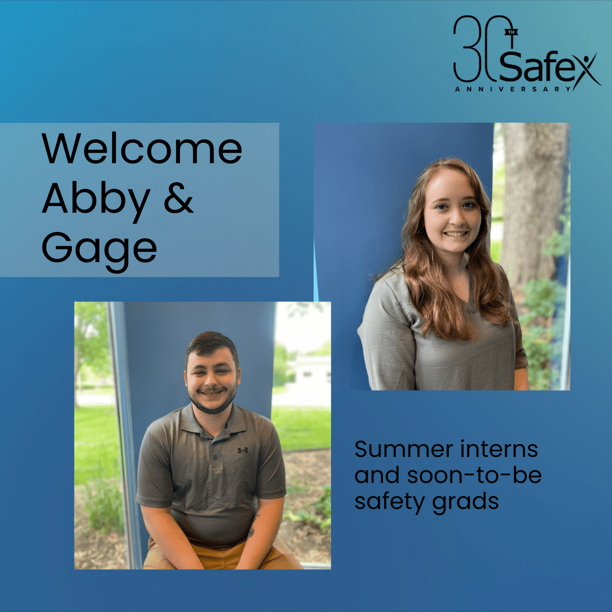 Interns Gage Scovil and Abby Jordan Interns Gage Scovil and Abby Jordan