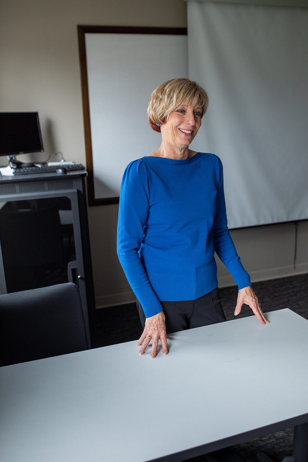 SAFEX Safex President Dianne Grote Adams conducting business